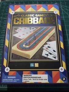 Cribbage Brett- & Spielkarten traditionelles Kartenspiel klassisches Spiel - Bild 1 von 11
