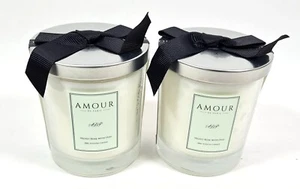 2 x Amour de Paris Velvet Rose mit Oud Duftkerze - 200g - Bild 1 von 9