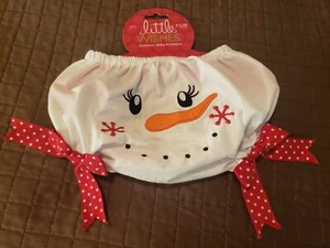 LITTLE WISHES Snowman Baby BLOOMERS - Size 0 NEW - Picture 1 of 7