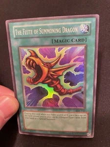 Yugioh The Flute of Summoning Dragon SDK-042 Super Rare NA Englisch Vintage - Bild 1 von 8