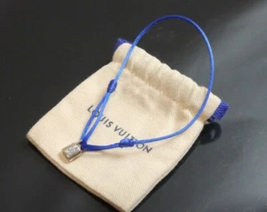 Autentico Bracciale Louis Vuitton Brasserie Lockit Lucchetto Argento Sterling #1603 - Foto 1 di 4