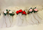 Autoschmuck Autotürdeko Tülldeko Hochzeitdeko Tischdeko Blumendeko Blumen