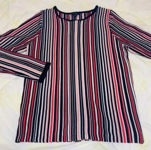 Ann Taylor Multi-color Crew Neck Sweater Size: M New With Tag - Picture 1 of 4