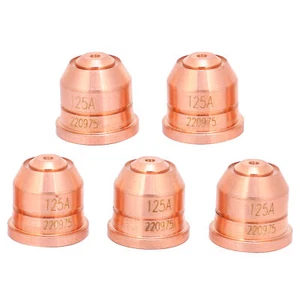 5pcs 220975   Cutter Torch Nozzle Tips 125A fit For cutting machines - Picture 1 of 12