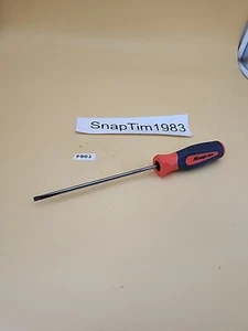 Snap-on Tools ORANGE Hard Handle 3/16" Flat Cabinet Tip Screwdriver SHD146 USA - Picture 1 of 5