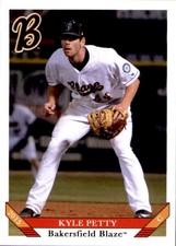 2015 Bakersfield Blaze Grandstand #20 Kyle Petty Flemington New Jersey NJ Card