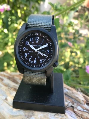 Bertucci A-2S Ballista Black Stainless Case Defender Drab Band 11085 - Image 1 of 4