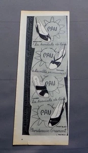 PUB PUBLICITE ANCIENNE ADVERT CLIPPING 240617 / SANDALE DE LUXE PAU - Picture 1 of 1