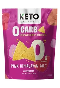 Keto crackers zero/low carb no sugar Sea Salt delicious crackers gluten free ... - Picture 1 of 7