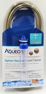 New Aqueon Aquarium Siphon Vacuum Gravel Cleaner Mini 5" 5 Inches 1-15 Gallons - Picture 1 of 6