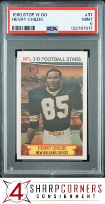 1980 STOP 'N' GO #37 HENRY CHILDS SAINTS PSA 9 - Image 1 of 2