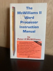 The McWilliams II Word Processor Instruction Manual SATIRE 1983 - Picture 1 of 9