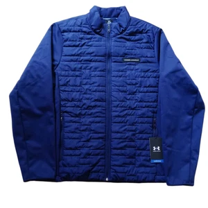 Under Armour Storm Windbreaker Jacket Blue | Men's L | Water Repellant - Picture 1 of 8