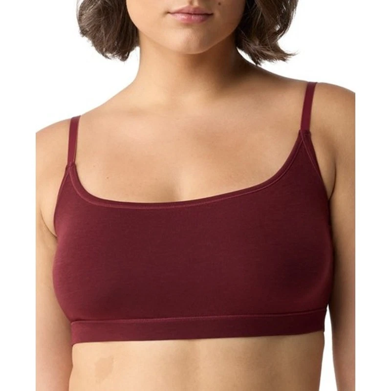 Bralette reversible Gap Body nuevo con etiquetas para mujer talla mediana cabernet encaje respiración suave Foto 1 de 4