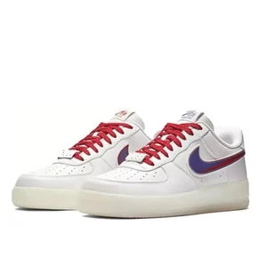 Nike Air Force One Low De Lo Milo Red Blue Sneakers Sz 7.5 GS - Picture 1 of 13