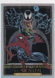 2024 Marvel Masterpieces ’92 #BS-4 Spider-Man vs. Venom Battle Spectrum Rainbow - Picture 1 of 2