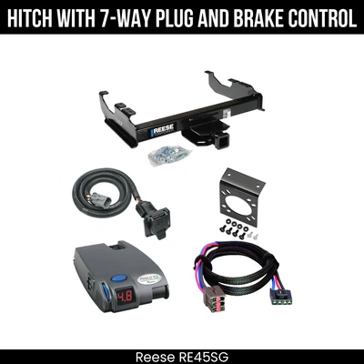 Hitch Tow PKG+ Brake Control For 63-87 Chevy GMC C/K 99-00 Ford F-350 Super Duty - Image 1 of 4