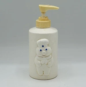 Pillsbury Doughboy Theme Ceramic Lotion Soap Pump Dispenser Kitchen - Picture 1 of 6