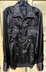 Camisa de vestir Kenneth Cole para hombre manga larga grande años 90 Y2k ¡Excelente! - Imagen 1 de 5