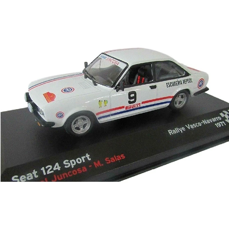 Seat 124 sport Juncosa 1971 Rally vasco navarro 1:43 Rally Montecarlo IXO Altaya - Immagine 1 di 1
