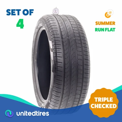 Conjunto de (4) Usado 255/45R20 Pirelli Scorpion Verde MOE Run Flat 101W - 6.5-7/32 - Imagem 1 de 4
