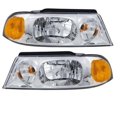 Para 98-02 Navegador Faro Halógeno Faro Faro Luz Lámpara con Bombilla JUEGO DE PAR Foto 1 de 4