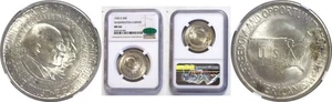 1953-S 50C Washington-Carver Commemorative Half Dollar NGC MS-66 CAC - Picture 1 of 3