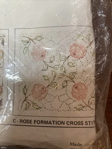 12 blocchi trapuntatura Kugel-Vogart trapuntatura a mano 784C formazione rosa punto croce vintage - Foto 1 di 6
