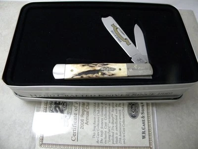 Cuchillo Barlow Case XX EE. UU. 4 puntos 2006 52005RAZ Case Collector's Club Razor Foto 1 de 4