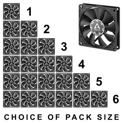 Arctic P8 Slim PWM PST 80mm Low Profile Case Fan 300-300 RPM 22.5 CFM 4-Pin Pack - Image 1 of 4