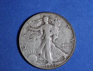 1947- Mezzo dollaro Walking Liberty #P32448 - Foto 1 di 2