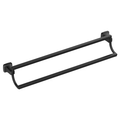 American Standard 7353.224 Townsend 24" Double Towel Bar - Black - Image 1 of 4