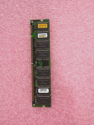 VINTAGE Hyundai 32MB (4X64) non-ECC 168 PIN DIMM HYM7V64400TFG-10 AC - Image 1 of 2