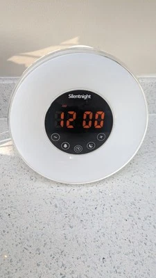 Silentnight Sunrise Sunset Wake-Up Alarm Clock 38080 Model JW-6639F  - Image 1 of 4