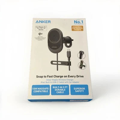 Anker MagSafe Wireless Car Charger 25W USB Adapter - BRAND NEW - FREE SHIPPING - Image 1 of 2