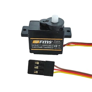 FMS HOBBY SER002 5g Plastic Gear Digital Servo Pos 330mm Wire 750mm RC Edge540 - Picture 1 of 6