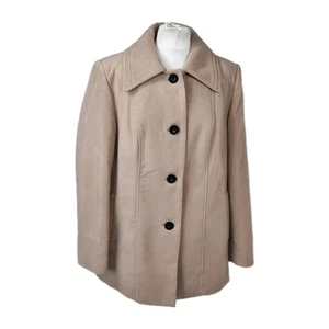 NEW anthology women beige coat jacket size 20 smart elegant - Picture 1 of 6