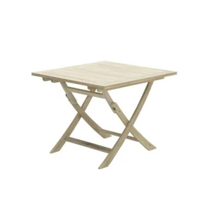 GI 71082VG Kent faltbare Tisch 90 x 90 x H 72 cm Akazie Esstisch Gartentisch - Bild 1 von 4