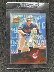 JIM THOME #’d /399 - 2000 Pacific Aurora Pennant Fever COPPER #9 Indians SP HOF - Picture 1 of 2