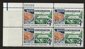 US Scott #1150, Plate Block #26588 1960 Water 4c FVF MNH Upper Left - Picture 1 of 1
