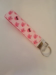 Pink pig key fob wristlet - Bild 1 von 1