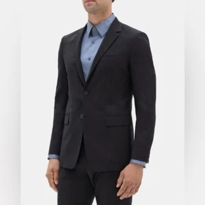 Theory Slim-Fit Blazer In Sartorial Suiting 2 Piece Suit 42L/ Pants Sz 34 - Picture 1 of 22