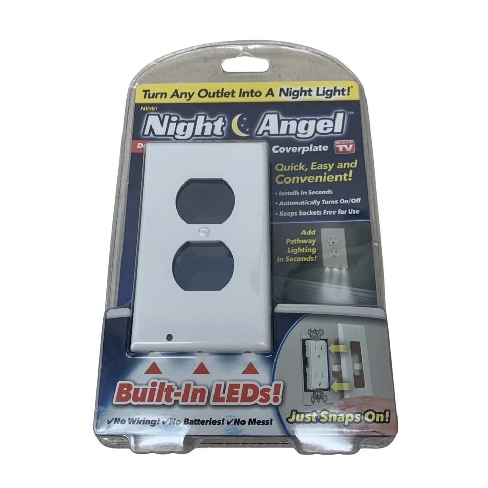 Night Angel LED Wall-Outlet Coverplate (NA-MC12/6)