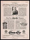 1928 Cream City Checker Board Cake Set Ring Mould Geuder Paeschke Frey Print Ad