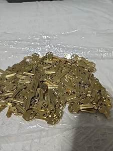 Blank Keys 4. 2 LBS KW1 Brass/Made In Mexico - Picture 1 of 2