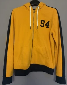 Superdry Osaka Team 54 Spell Out Mens Orange Full Zip Hoodie Size XL - Imagen 1 de 9