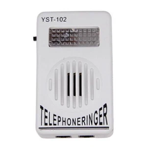 Extra Loud Ringer Sound Telephone Phone Amplifier Strobe Light Flasher Bell - Zdjęcie 1 z 1