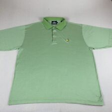 Máster Clubhouse Collection Polo Golf Shirt Mens Size XL Light Green Performance