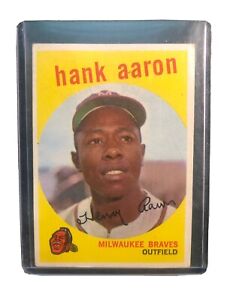 1959 Topps - #380 Hank Aaron