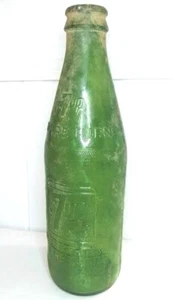 Vtg 7UP Green Glass Bottle "You Like It" 10oz 784NW, Empty - Picture 1 of 4